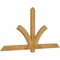 Ekena Millwork Redmond Rough Sawn Timber Gable Bracket, Western Red Cedar, 72"W x 36"H x 2"D x 4"F, 12/12 Pitch GBW072X36X0204RED00RWR - alternate 3